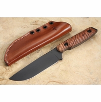 Toor Knives Field 2.0 - Walnut G-10 - Battleship Grey