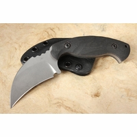 Toor Knives Karsumba - Black Burlap Micarta