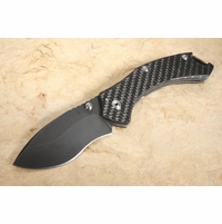 Toor XT1 Bravo CF Carbon Fiber 3.25" Tactical Folding Knife