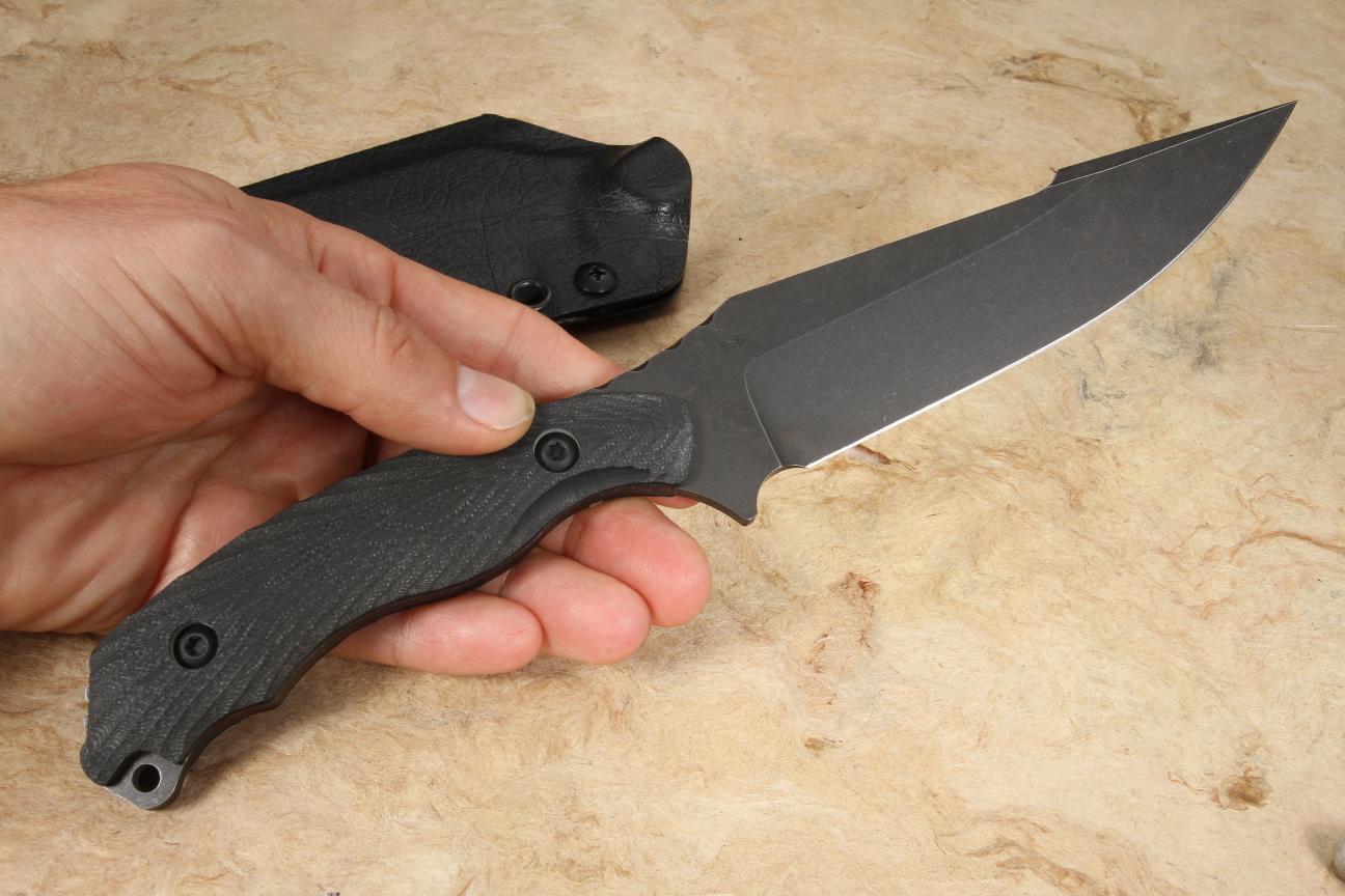 Toor Knives Raven Carbon Fixed Blade Knife + Free Shipping