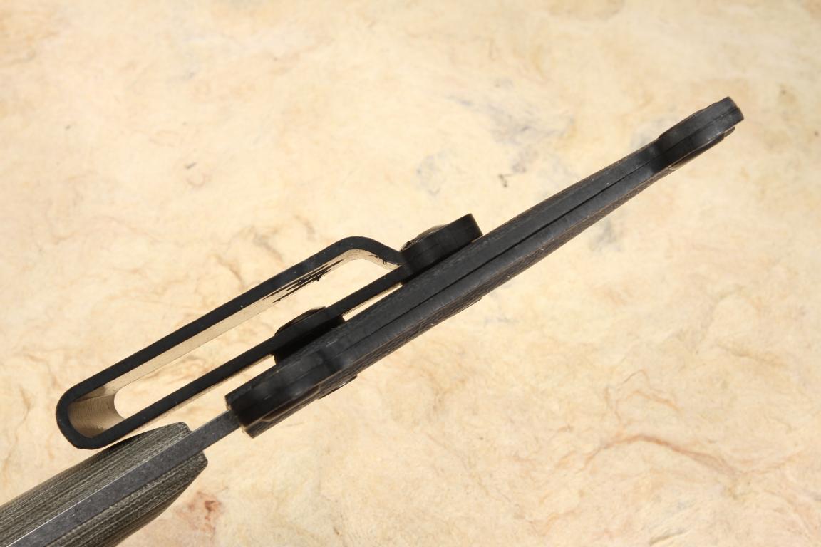 White River Caper Black and OD Linen Micarta Hunting Knife Best Price