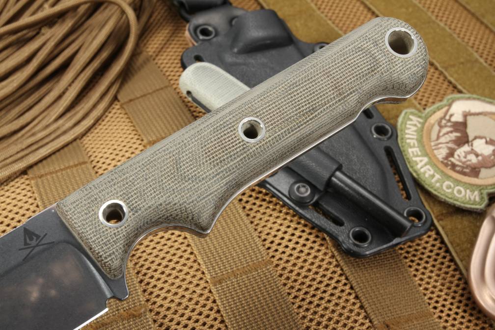 White River Firecraft 4" 3V Steel Micarta Survival KnifeIn Stock