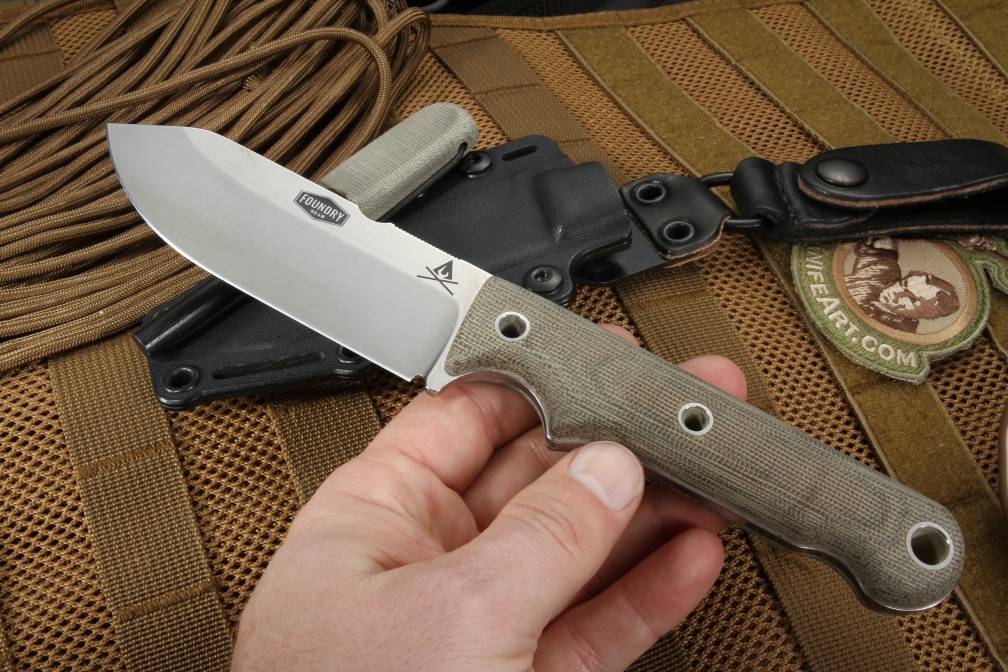 White River Firecraft 4" 3V Steel Micarta Survival KnifeIn Stock