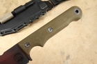 White River Firecraft FC5 - S35VN Steel - Green Canvas Micarta Survival Knife