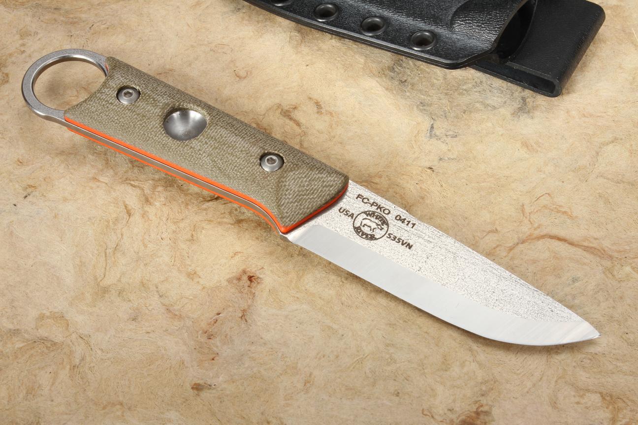 White River Firecraft FC PKO S35VN Steel Micarta Puukko KnifeIn Stock