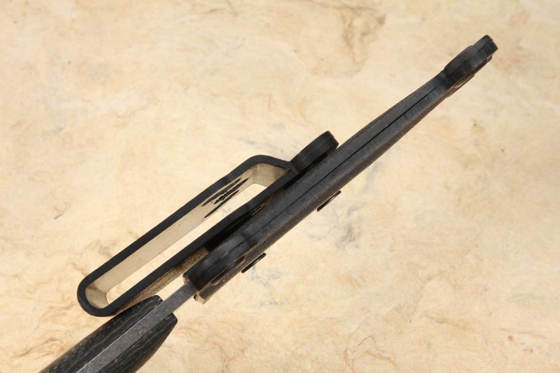 White River Caper Black Burlap Micarta Hunting Knife Best Price