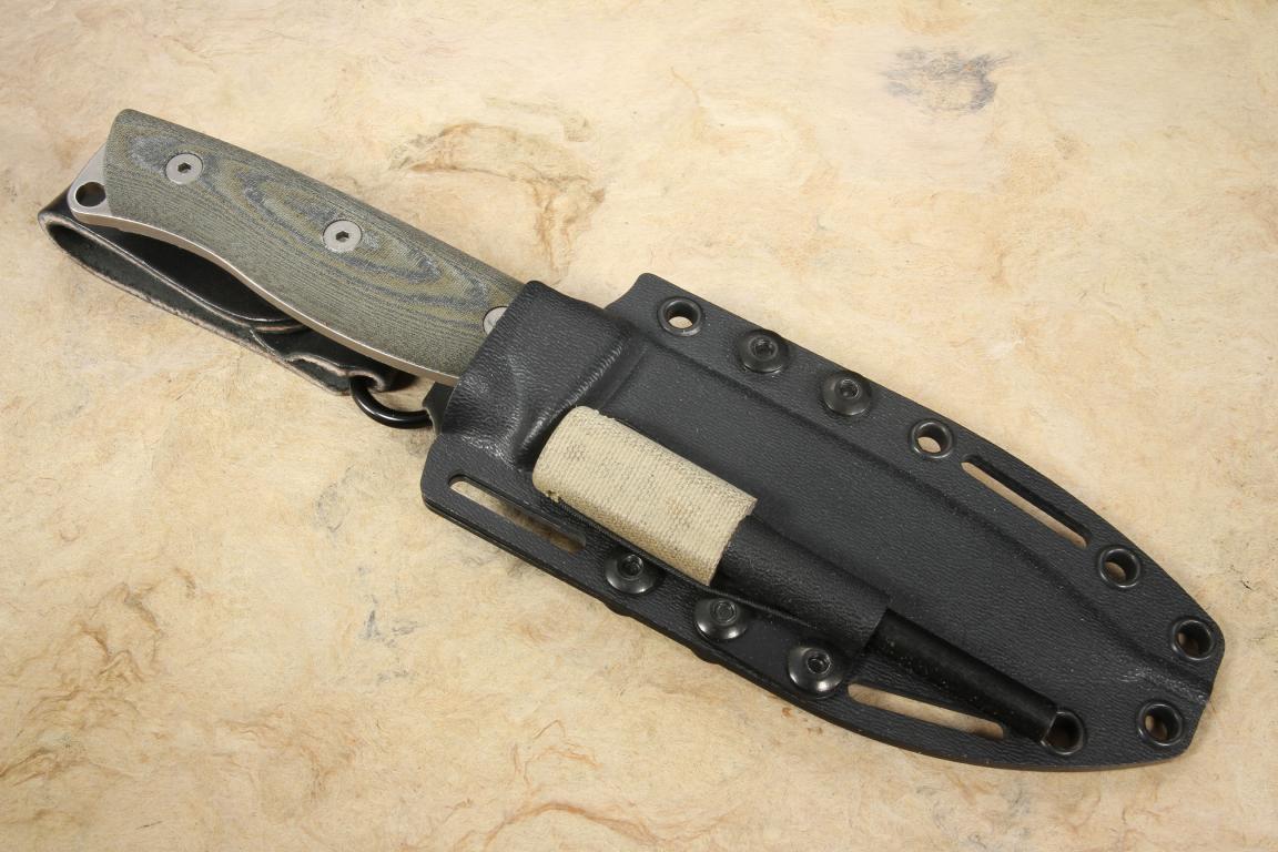 Fodero Kydex Varusteleka Skarma 240 - Dark Olive Drab Per Bushcraft