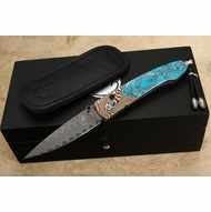 William Henry B10 Kingman - Turquoise & Mokume | In Stock