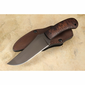 Winkler Belt Knife - Exclusive - Topo Pattern Maple Handle