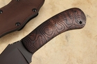 Winkler Belt Knife - Exclusive - Topo Pattern Maple Handle