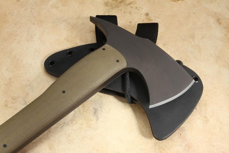 Winkler Combat Axe - Green Canvas Laminate