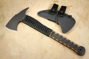 Winkler Combat Axe - Black Cord - Sculpted Wasp Laminate Handle