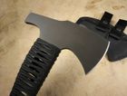 Winkler Hammer Combat Axe - Sculpted Black Laminate - Black Cord Handle