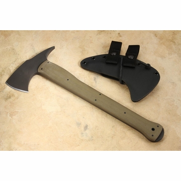 Winkler Combat Axe - Green Canvas Laminate