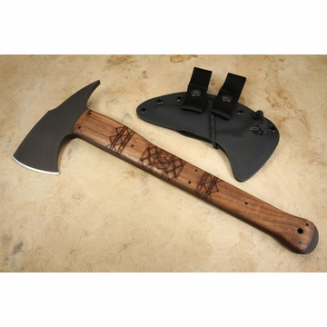 Winkler Combat Axe - Tribal Walnut Handle