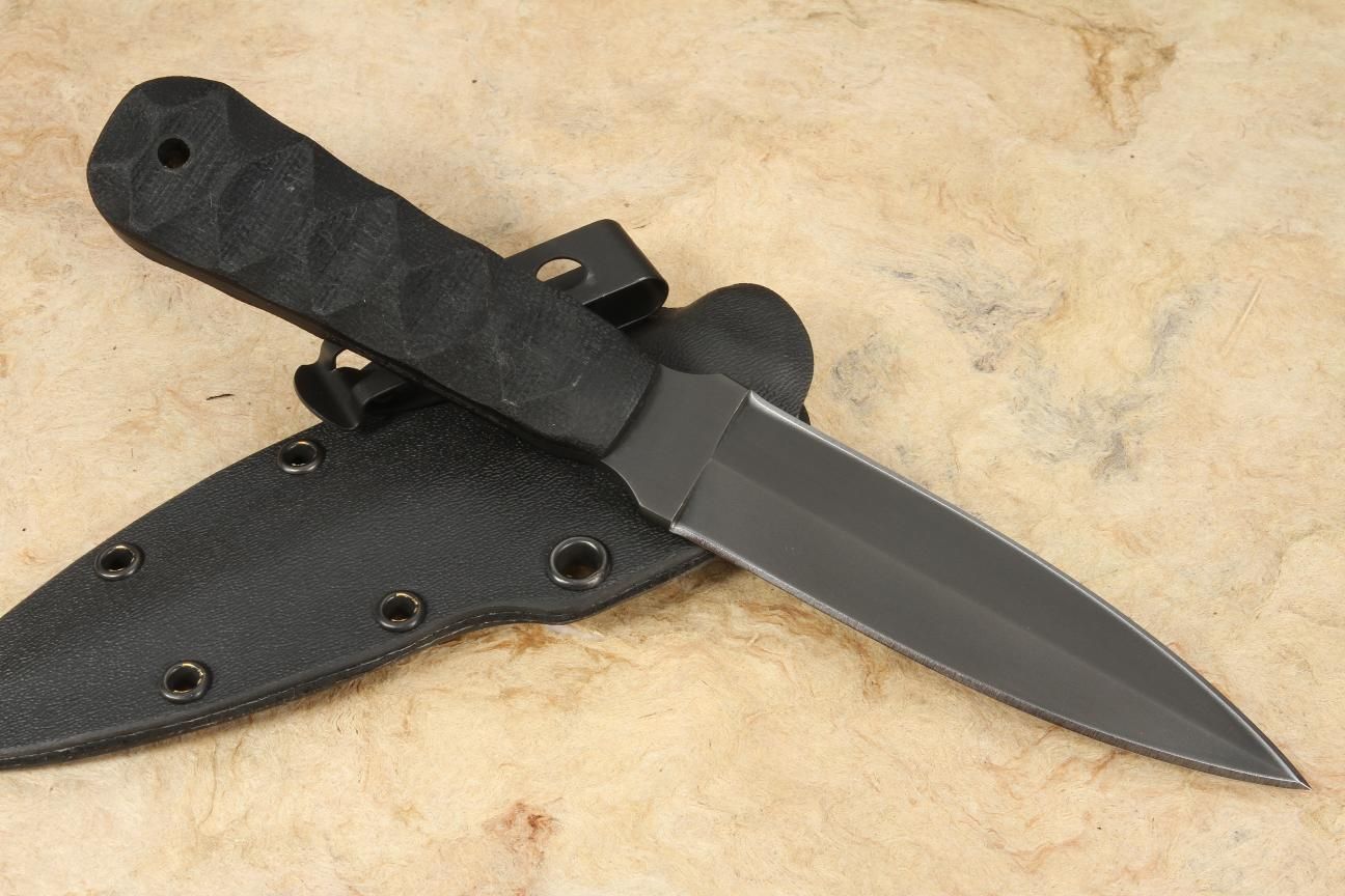 Winkler Defense Dagger Sculpted Black Laminate + Free Shipping
