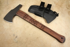 Winkler Hammer Combat Axe - Tribal Walnut Tomahawk