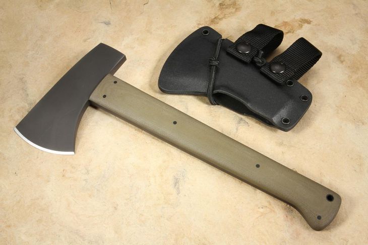 Winkler Highland Hatchet - Green Laminate Axe