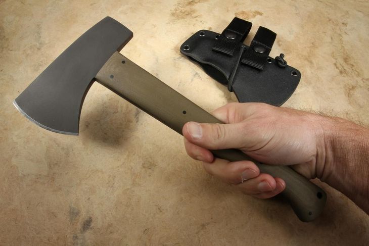 Winkler Highland Hatchet - Green Laminate Axe