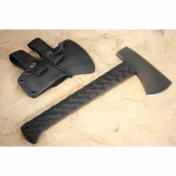 Winkler Knives Highland Hatchet, Sculpted Black Laminate - Free