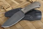 Winkler Hunting Knife - Green Micarta Handle