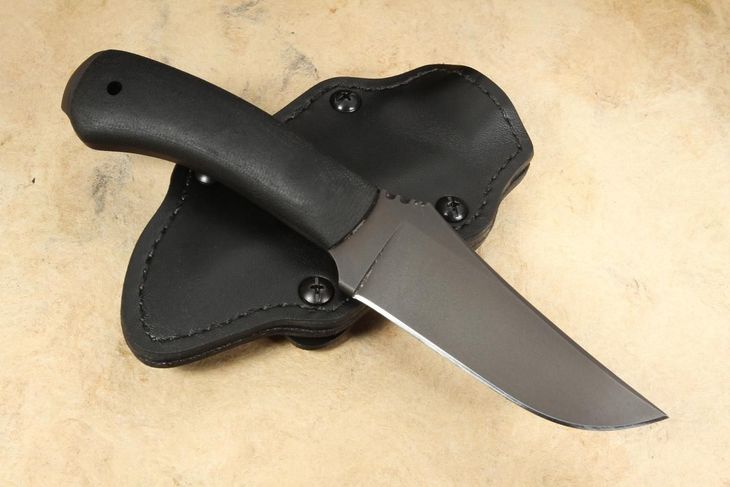 Winkler Knives - Blue Ridge Crusher - Black Laminate Handle