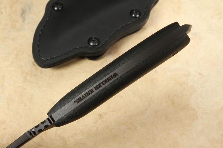 Winkler Knives - Blue Ridge Crusher - Black Laminate Handle