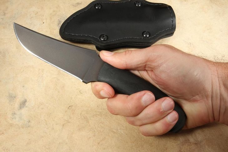 Winkler Knives - Blue Ridge Crusher - Black Laminate Handle