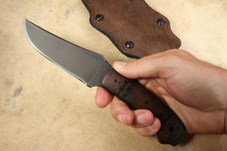 Winkler Knives - Blue Ridge Crusher - Tribal Maple Handle