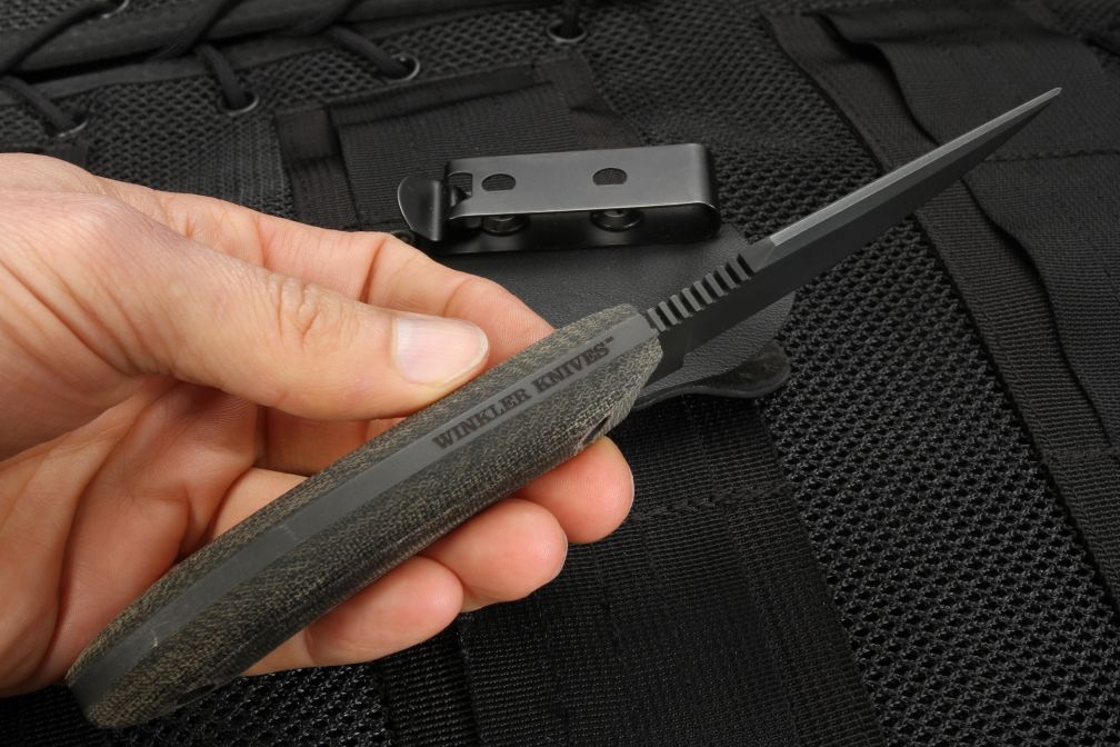 Winkler Everycarry Knives Micarta/Caswell, Knight, BlackIn Stock