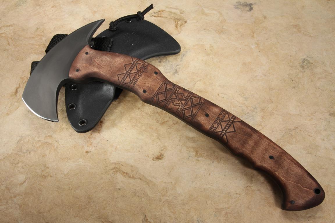 Winkler Knives Sayoc RnD Full Size Tribal Maple Tomahawk