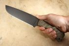 Winkler Lost Lake Camp Knife - Sculpted Green Laminate Handle