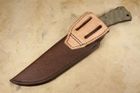 Winkler Lost Lake Camp Knife - Sculpted Green Laminate Handle
