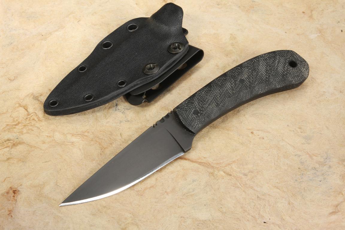 Winkler Knives SD2 Sculpted Black Laminate + Free Shipping