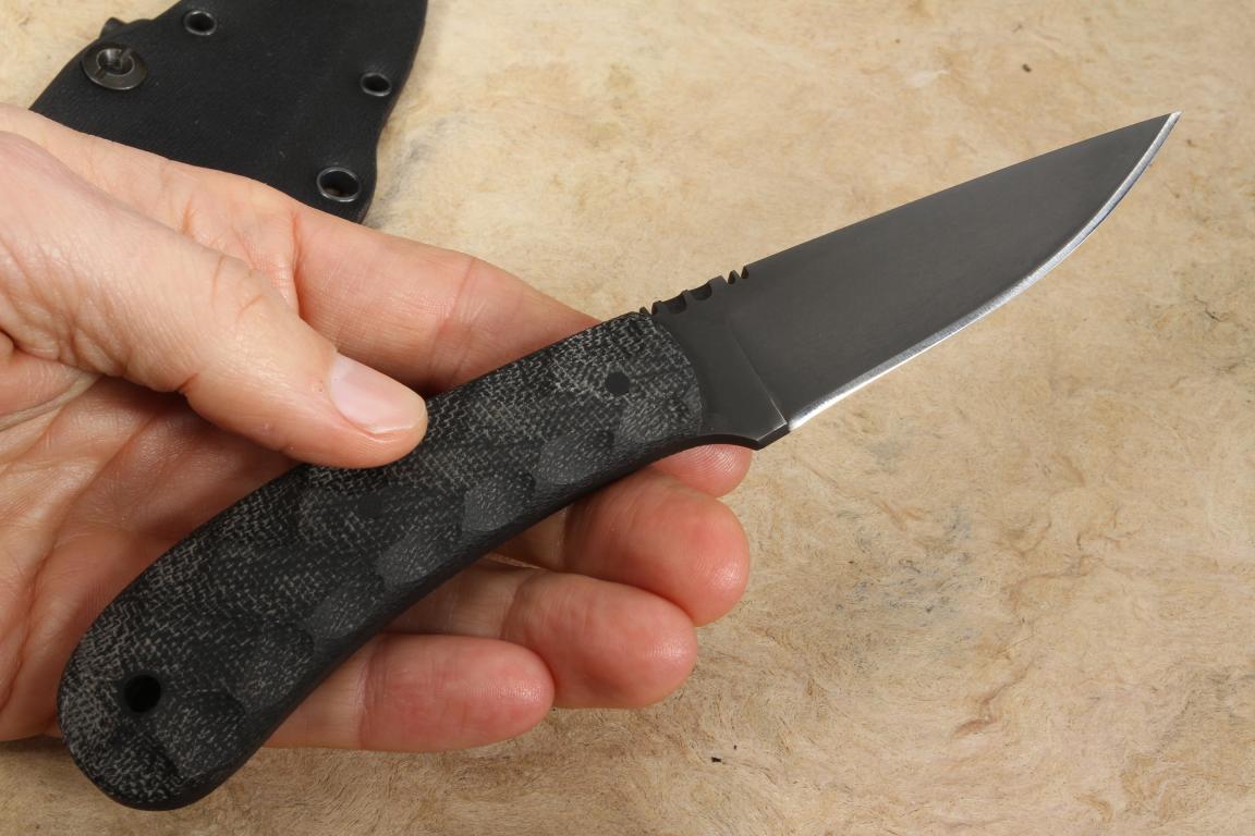 Winkler Knives SD2 Sculpted Black Laminate + Free Shipping