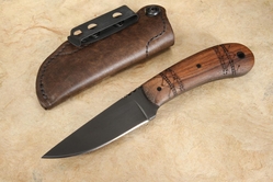 Winkler SD2 - Tribal Walnut Handle - Leather Sheath