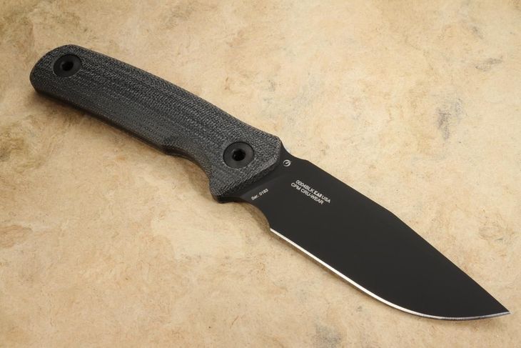 Zero Tolerance 0004BLK Black Fixed Blade - Black Coated CPM Cru Wear