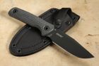 Zero Tolerance 0004BLK Black Fixed Blade - Black Coated CPM Cru Wear