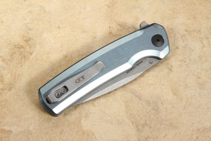 Zero Tolerance 0044BLU Button Lock Flipper - ZT 0044BLU Limited Edition