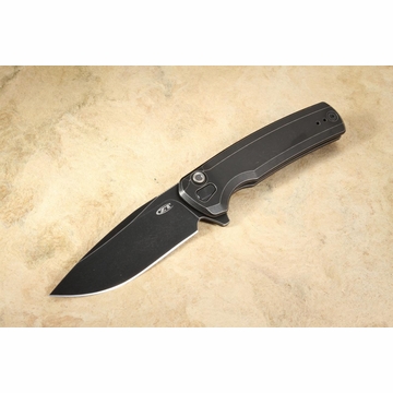 Zero Tolerance 0044BLK Blackwash Flipper - Black Coated S45VN