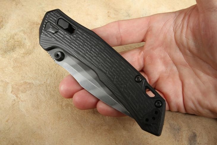 Zero Tolerance 0203BLKTS Black Tiger Stripe - Duralock - CPM M4 Steel