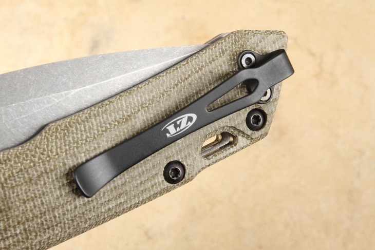 Zero Tolerance 0203GRM390 Green Canvas Micarta - M390 - Duralock