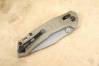 Zero Tolerance 0203GRM390 Green Canvas Micarta - M390 - Duralock