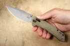 Zero Tolerance 0203GRM390 Green Canvas Micarta - M390 - Duralock