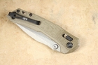 Zero Tolerance 0203GRM390 Green Canvas Micarta - M390 - Duralock