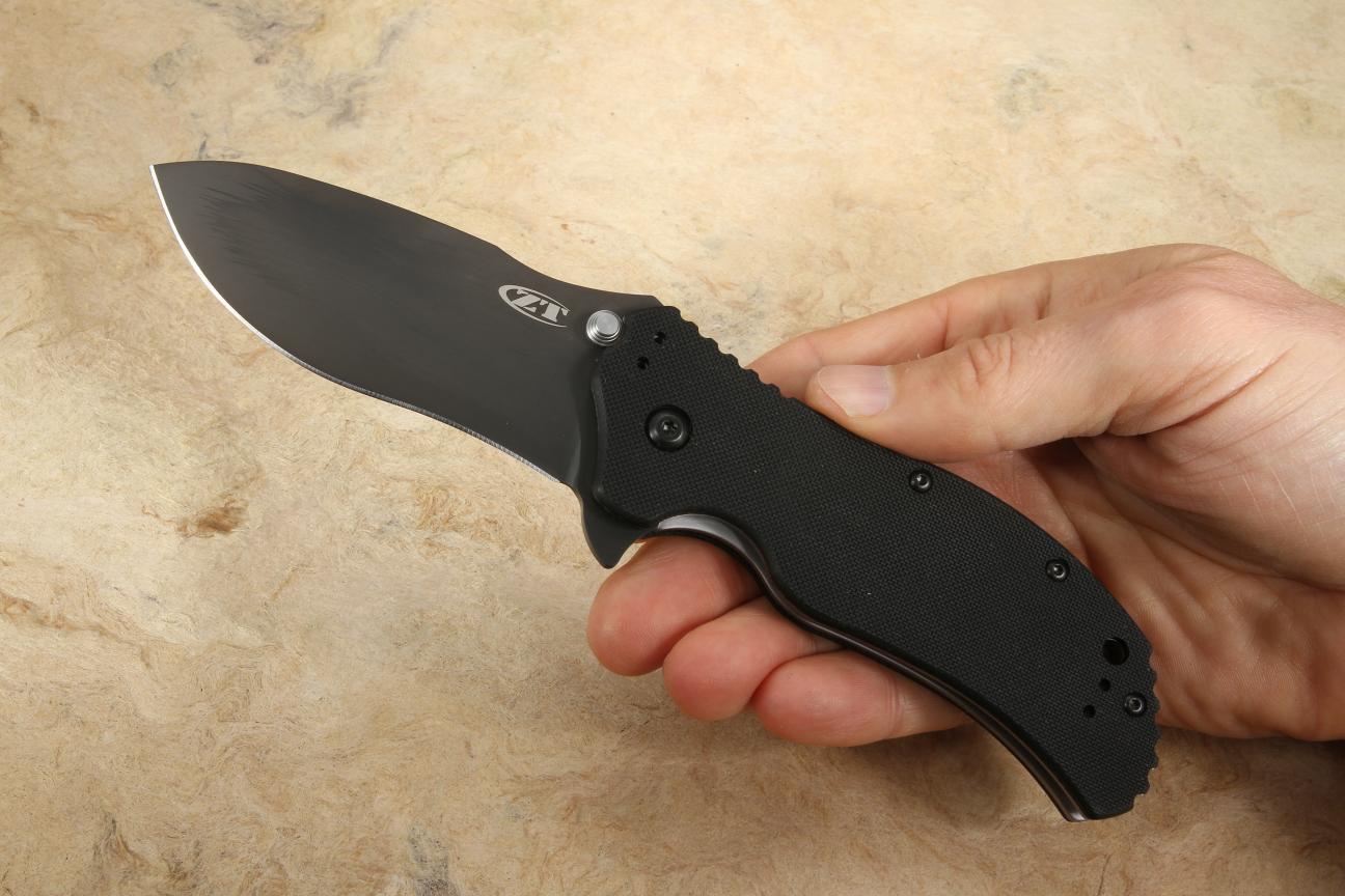 Zero Tolerance 0350 Black Blade Assisted Opening by ZT