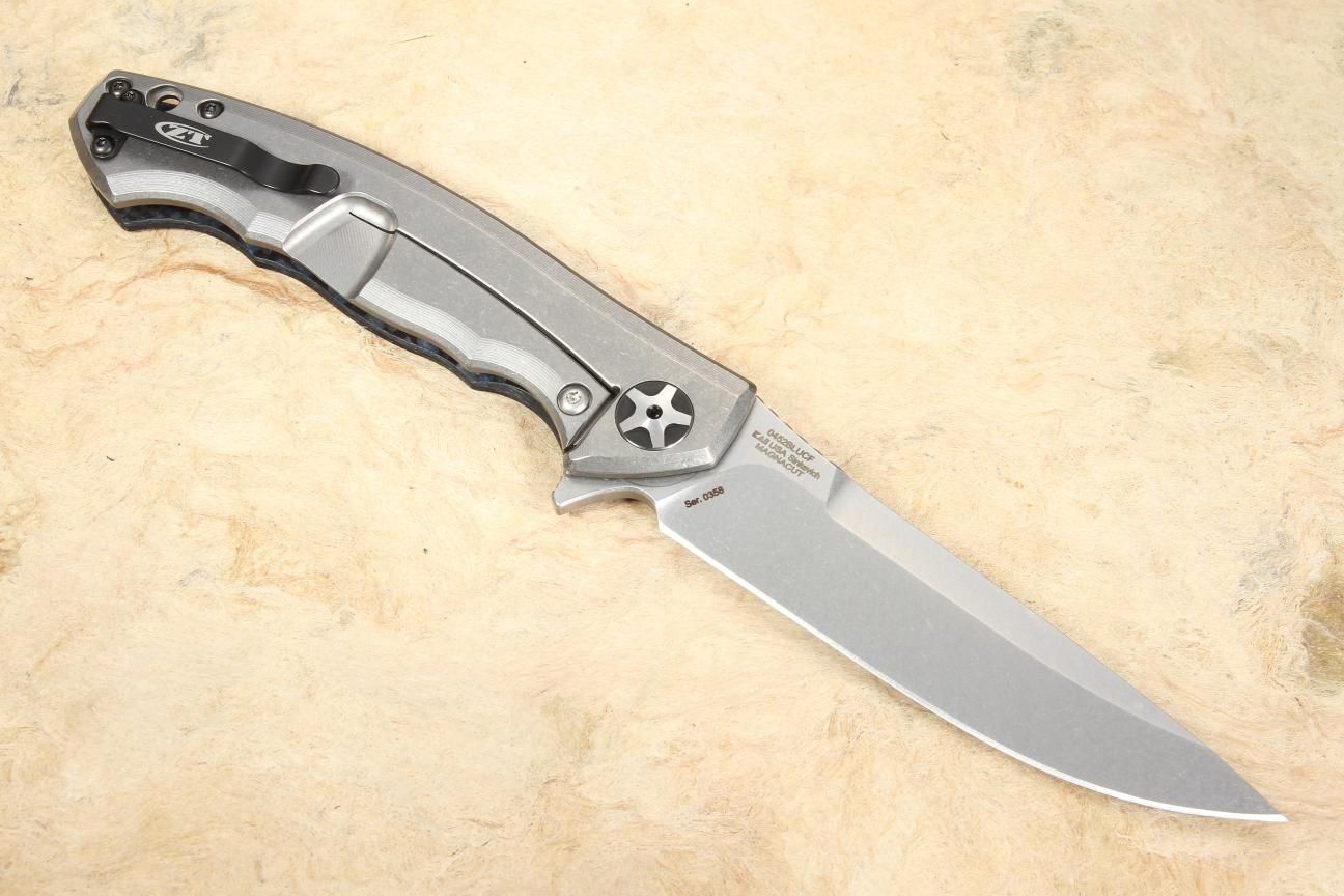 Zero Tolerance 0452BLUCF Carbon, Sinkevich Design Free Shipping