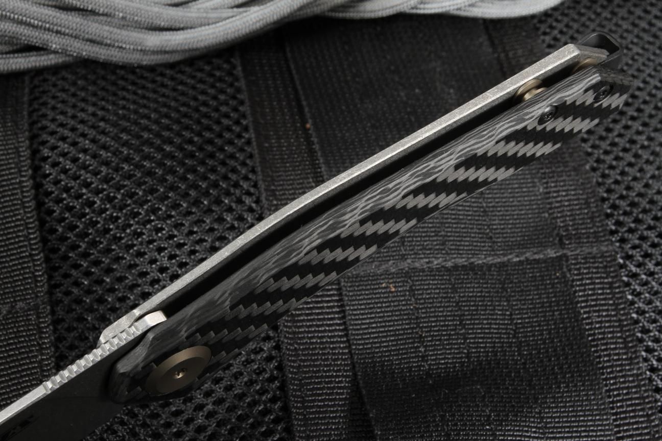 Zero Tolerance 0545 Flipper Carbon Fiber & Titanium MagnaCut + Free