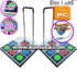 2 x Dance Dance Revolution DDR True Arcade Super Metal Dance Pad V 2.0 w/ Handle Bar for PC