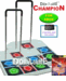 2 Dance Dance Revolution DDRgame Champion Arcade Metal Dance Pad w/ Handle Bar for Xbox + Dance Dance Revolution DDR UltraMix for Xbox 